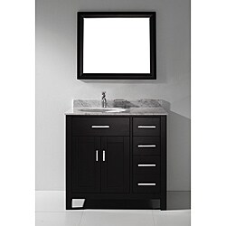 See Reviews Chloe 36-inch Espresso Carrera Vanity Set
