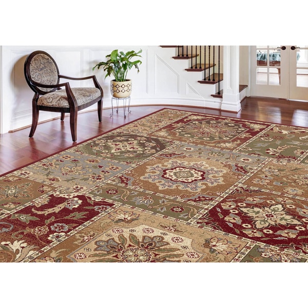 Infinity Collection Beige Area Rug (7'10 x 10'3) Overstock™ Shopping