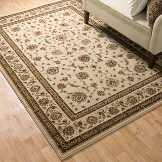Find Shop Primeval Ivory/ Brown Oriental Rug (11'2 x 14'6)