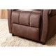 Abbyson Living Bayside Dark Brown Microsuede Pushback Recliner