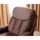 Abbyson Living Bayside Dark Brown Microsuede Pushback Recliner