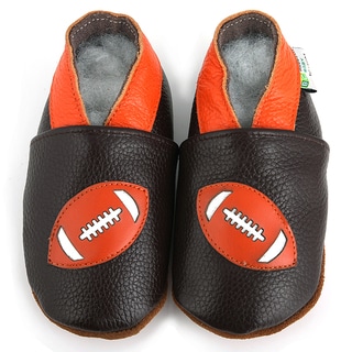 Football Soft Sole Leather Baby Shoes - Overstockâ„¢ Shopping - Big ...