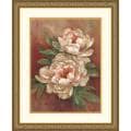 Barbara Mock 'White Peonies I' Framed Art Print