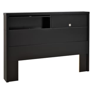 Valhalla Designer Series Black 2-door Storage Headboard