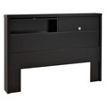 Valhalla Designer Series Black 2-door Storage Headboard