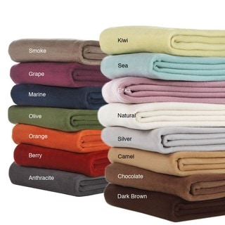 Bocasa Woven Microfiber Throw Blanket