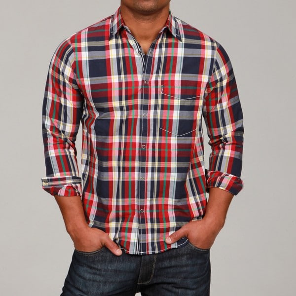 Canterbury of New Zealand Men's Plaid Shirt 13955149