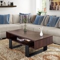 Fayth Dark Walnut/ Black Coffee Table