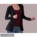 Ilusion Women's Front Pocket Sash Cardigan
