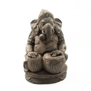 Stone Tabla Elephant Ganesha Statue (Indonesia)