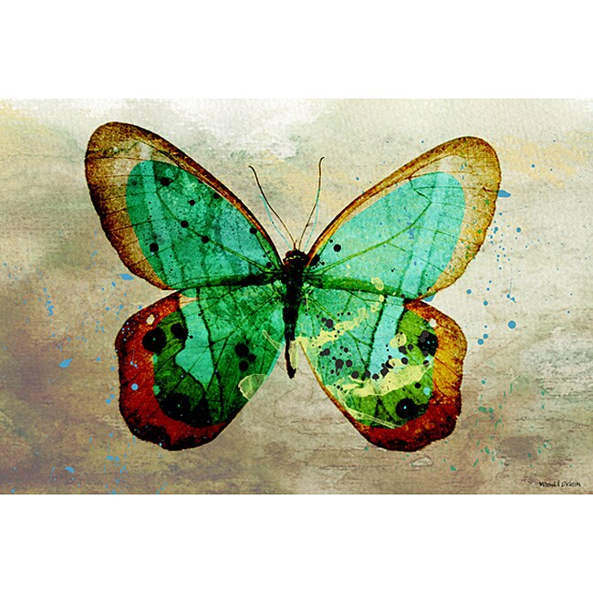Maxwell Dickson 'Butterfly' Wall Decor Canvas Art 13956274