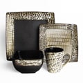 American Atelier Boa White 16-piece Dinnerware Set