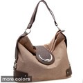 Dasein Faux Leather Belted Hobo Bag