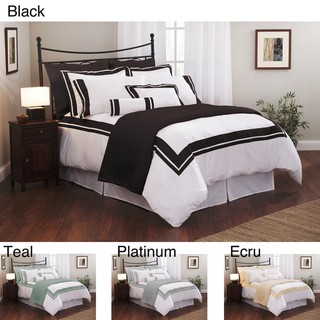 Roxbury Park Inlay Queen-size 3-piece Duvet Cover Set