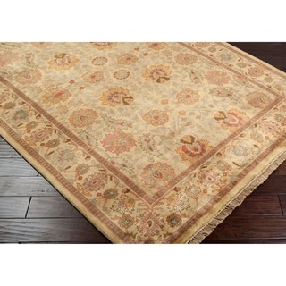 ( ._.) Hand Knotted Scoresby Semi-Worsted New Zealand Wool Rug (8'6" x 11'6")