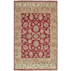 ###  Hand-knotted Timeless New Zealand Hard Twist Wool Rug (5'6 x 8'6)