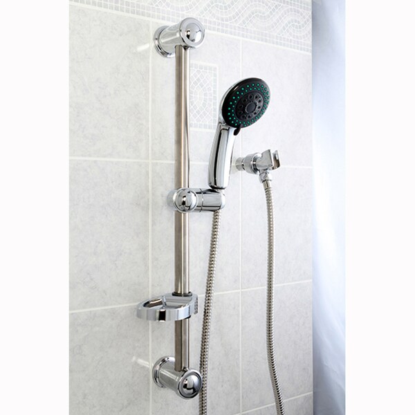 Chrome Sliding Bar with Handheld Shower 13965984