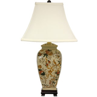 Winter Vine Porcelain Vase Lamp (China)