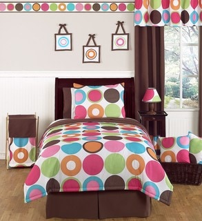 Sweet JoJo Designs 'Deco Dot' 4-piece Twin Bedding Set