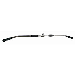 Valor Fitness MB-38 38" Solid Lat Bar w/ Rubber Grips-Image