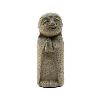 Low Price Stone Japanese Jizo Statuette (Indonesia)