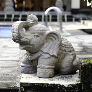 Sale Price Small Stone Elephant Statuette (Indonesia)