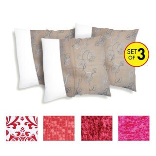 Buy  Decorative Square Pillow Cover (Three-Piece Set)