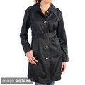 Stanzino Women's Black Knee-length Coat