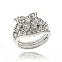 Butterfly wedding ring sets