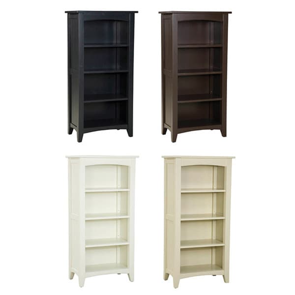 Fair Haven 48inch Charcoal Grey Wood Bookcase 13980419 Overstock