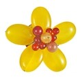 Champagne Orange Quartz Floral Serenity Brooch (Thailand)
