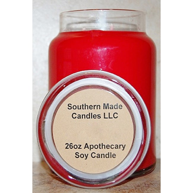 Southern Made Candles 26oz Apothecary Christmas Hearth Soy Candle