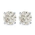 14k Gold 2ct TDW Round Diamond Stud Earrings