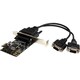 StarTech.com 2 Port RS232 PCI Express Serial Card w/ Breakout Cable