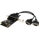 StarTech.com 2 Port RS232 PCI Express Serial Card w/ Breakout Cable