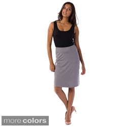 AtoZ Women's Fitted Skirt-Image