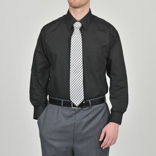 Men's black dress shirts