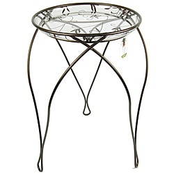 [1] Plastec Dark Bronze Elegance Plant Stand (21-inches)