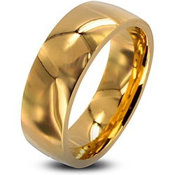 Men's Stainless Wedding coast Steel mens gold (8mm) wedding bands Goldplated Band Men's Stainless Wedding coast Steel mens gold (8mm) wedding bands Goldplated Band