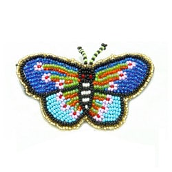 Butterfly Handmade Barrette (Guatemala)-Image