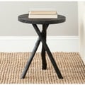 Safavieh Bali Black Tripod Round End Table