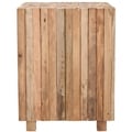 Bali Teak Strips Square End Table