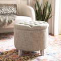 Reims Heather Grey Storage Ottoman