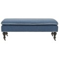 Safavieh Mansfield Blue Pillowtop Ottoman
