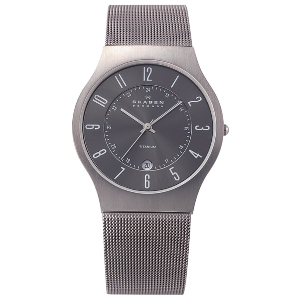 Skagen Men's 233XLTTM Grenen Grey Titanium Watch