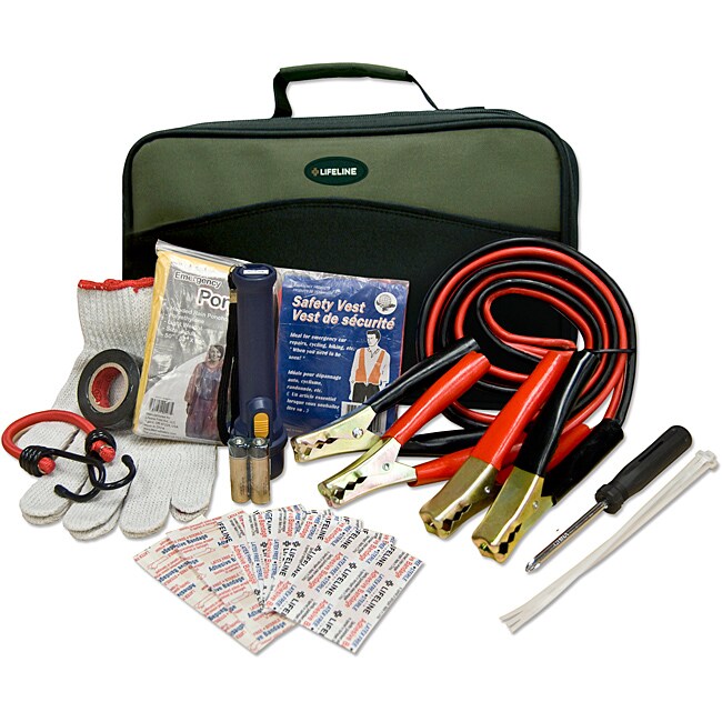 34 Piece Emergency Roadside Rectangle Kit