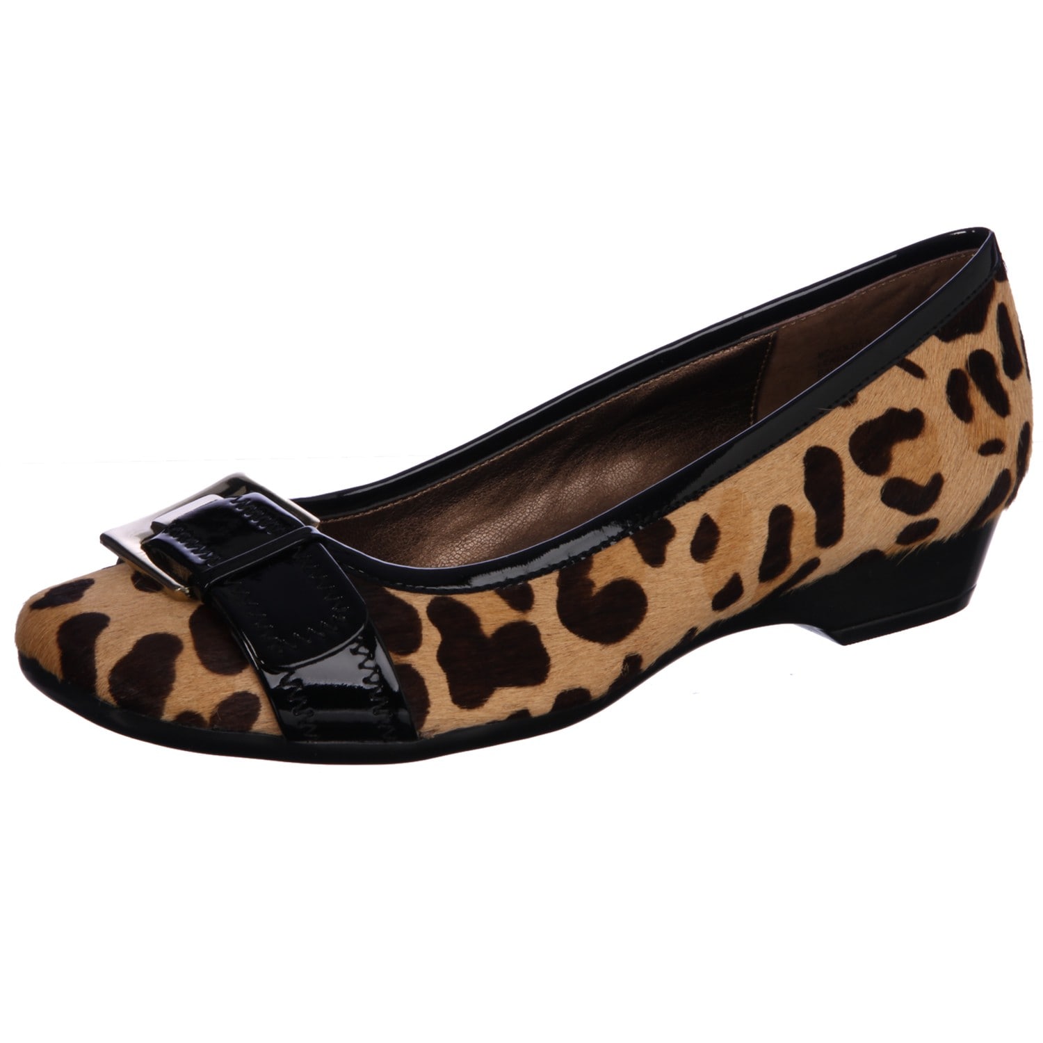 Bandolino Women's 'Holden' Leopard Buckle Flats - Overstock Shopping ...