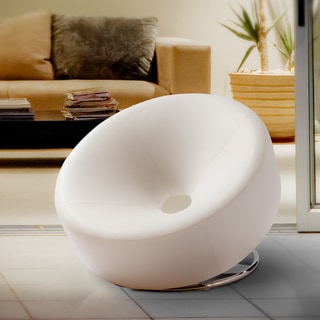 Low Price Christopher Knight Home Modern Round White Accent Chair