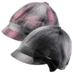 Journee Collection Women's Tweed Poppy Hat w/Bow-Image