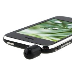 INSTEN Black Mini Microphone Recorder for Apple iPad/ iPhone/ iPod (Pack of 2)